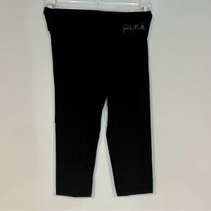 Vintage y2k Victoria secret crop leggings x-small black